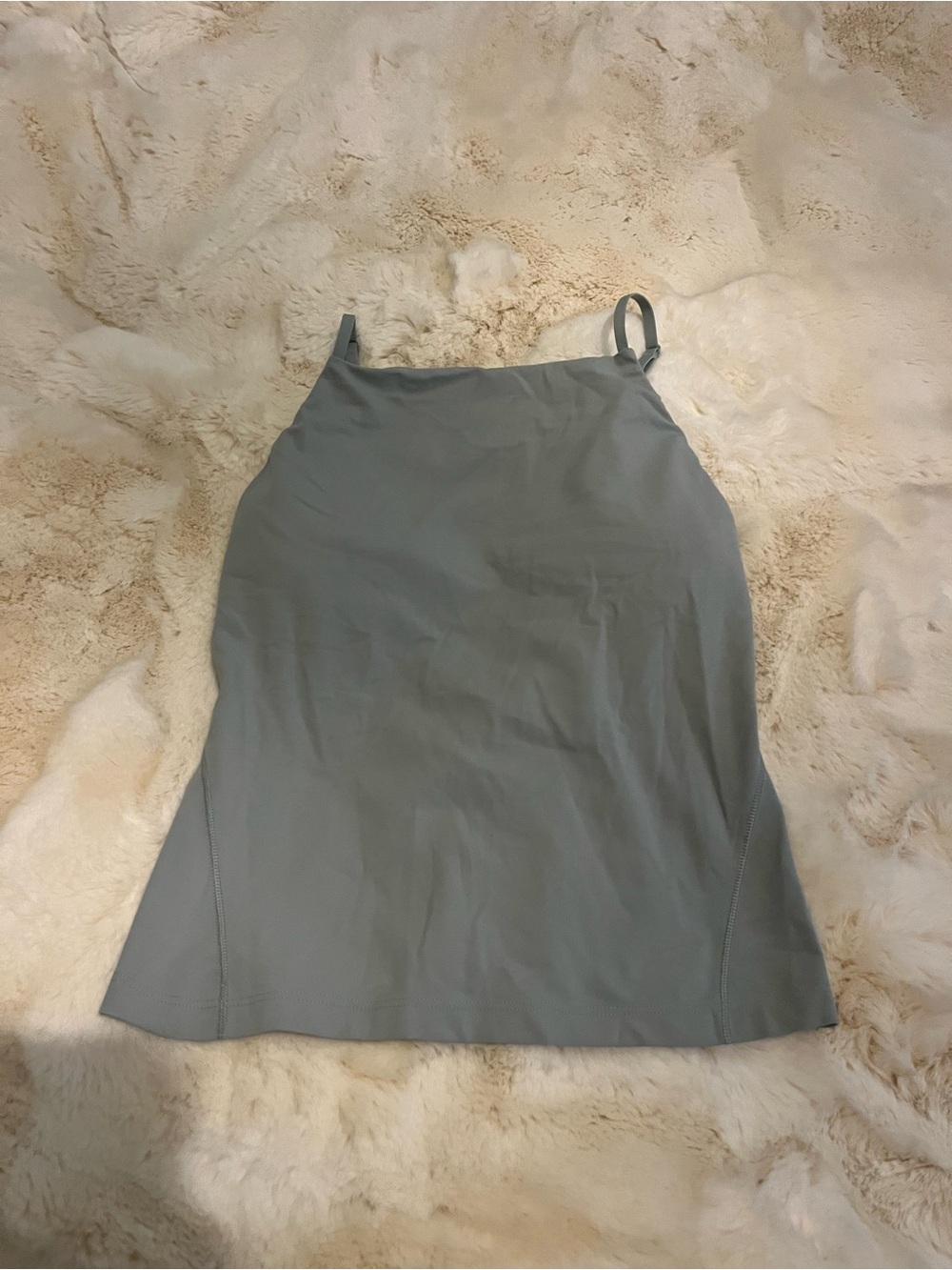 lululemon athletica light gray racerback tank